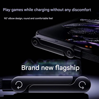 Support invisible 2-en-1 et support de téléphone pliable avec câble de charge rapide 5A Type-C vers Type-C pour imprimante et appareils mobiles