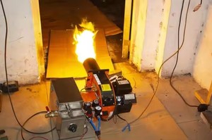 Nouveau 230kw brûleur diesel industriel huile usée atomisation de l'air kérosène/chauffage à mazout lourd plusieurs combustibles Machine de chauffage - Product Image 6