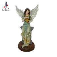 Petite statuette d'ange en polyrésine 3D personnalisable de 12 pouces Produit artisanal en résine avec statue d'ange en résine 3D