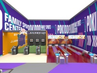Interaktives Indoor-Abenteuer-Spielplatz-Set Bowlingbahn Bogenschießstand Rutsche Hindernisparcours Maßgefertigte Indoor-Spielplatzausrüstung