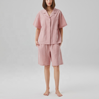 Pyjamas pour couples fabriqués en Chine Produit pour femmes et hommes Designer unisexe à manches courtes Costume de nuit Vêtements de nuit