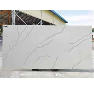 Proveedor de losas de cuarzo blanco premium de gran tamaño y losas de mármol artificial para contratistas de Vietnam - Product Image 1