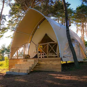 4-6 personne Tentes De Montagne Villa Hôtel Shell Station Tentes De Luxe Safari Tentes Glamping Station dans la Vallée