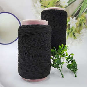 Fil textile élastique recouvert de nylon, filé, teint, haute ténacité, pour le tissage de chaussettes et le tricot, en bobine, fil à motifs teint - Product Image 5