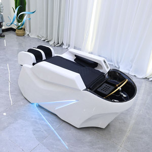 Table de lavage de cheveux de luxe pour salon de coiffure, lit de spa capillaire, lit de shampoing SMB-25 - Product Image 1