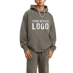 Sudaderas Casuales de Otoño Invierno para Mujer, con Hombros Caídos, Holgadas, con Logotipo Personalizado, Color Sólido, Lavadas, con Forro Polar - Product Image 6