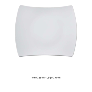 Assiette rectangulaire Tokyo 30 × 25 cm en forme de Saturnia -4 - Product Image 3