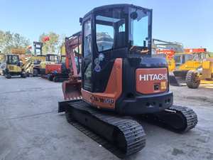 Excavadora Mini Usada Hitachi Zaxis 55 de 5.5 Toneladas con Orugas de Goma, Hitachi Zx55/zx55u/zx55us/zx55usr en Venta, Alta Calidad - Product Image 4