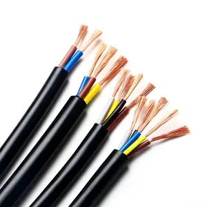 Pvc Jacket Power Cable wire Copper Conductor Insulated Rvv Cable Multi Conductor Royal Cord Flexible Cable