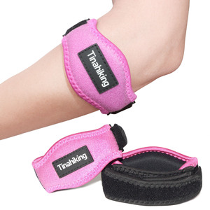 プロテニスエルボーブレース調整可能ストラップ付き腱炎ゴルファーエルボーサポートブレース男性女性アスリート - Product Image 1