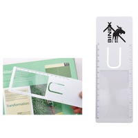 Premium Horizontal Card with Customized Logo Optics Magnifying Feature for Business Promotional Gifts