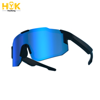 Gafas de Sol Inteligentes Deportivas para Exteriores OEM 2026 Nuevas D17 con Protección UV, Llamadas BT, Reproducción de Música, Control Remoto, Asistente IA y Video 1080P