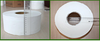 Papier hygiénique en rouleau, pâte de bois vierge, doux, facile à rincer, usage public, vrac.