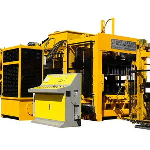 Máquina de prensa de bloques de vibración hidráulica de alta capacidad de producción, máquina de fabricación de bloques de pavimentación, Omán