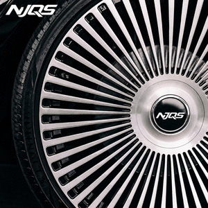 Jantes en alliage forgées sur mesure NJQS OEM de luxe à rayons, 18-22 pouces pour Mercedes BMW Audi <span class=keywords><strong>Urus</strong></span> C8 Nissan, nouvelles 5x127 5x120 5x114.3 - Product Image 2