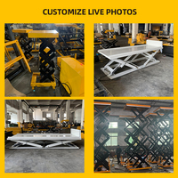 Plateforme élévatrice à ciseaux électrique série HD JIALITE, table élévatrice à ciseaux industrielle, stationnaire, pour opérations de production en usine, Q235