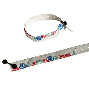 2025 nuovo Design personalizzato Festival braccialetto bianco in tessuto poliestere Strip-type braccialetti tessuti riciclati nero venerdì eventi - Product Image 6