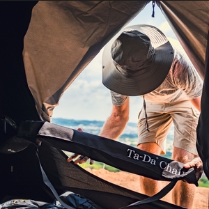 Silla Ta-Da, bolsa de transporte negra, silla plegable, bastón portátil, bolsa de transporte para reemplazo - Product Image 2