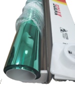 Película de Tinte para Ventanas Azul Plateado para el Hogar, Bloqueador Solar, Anti-UV, Removible, Reflectante, para Puertas de Vidrio, Espejo, Película de Tinte para Casa