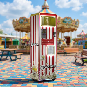 Máquina Expendedora de Palomitas de Maíz Totalmente Automática, Dispensador de Snacks de Autoservicio para Parques, Centros Comerciales y Cines - Product Image 1