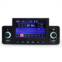 Lecteur DVD de voiture à écran tactile HD universel, CarPlay, Android Auto, connexion Bluetooth multifonction, interconnexion avec téléphone portable