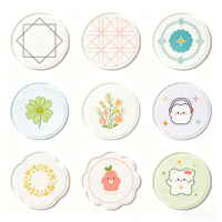 Sous-verres en PVC personnalisés avec logo, imperméables, antidérapants, résistants à la chaleur, flexibles, réutilisables, protection de table