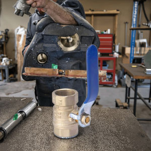 Valvola a sfera in ottone a solenoide adatta all'acqua struttura di arresto del cancello per applicazioni di approvvigionamento idrico - Product Image 3