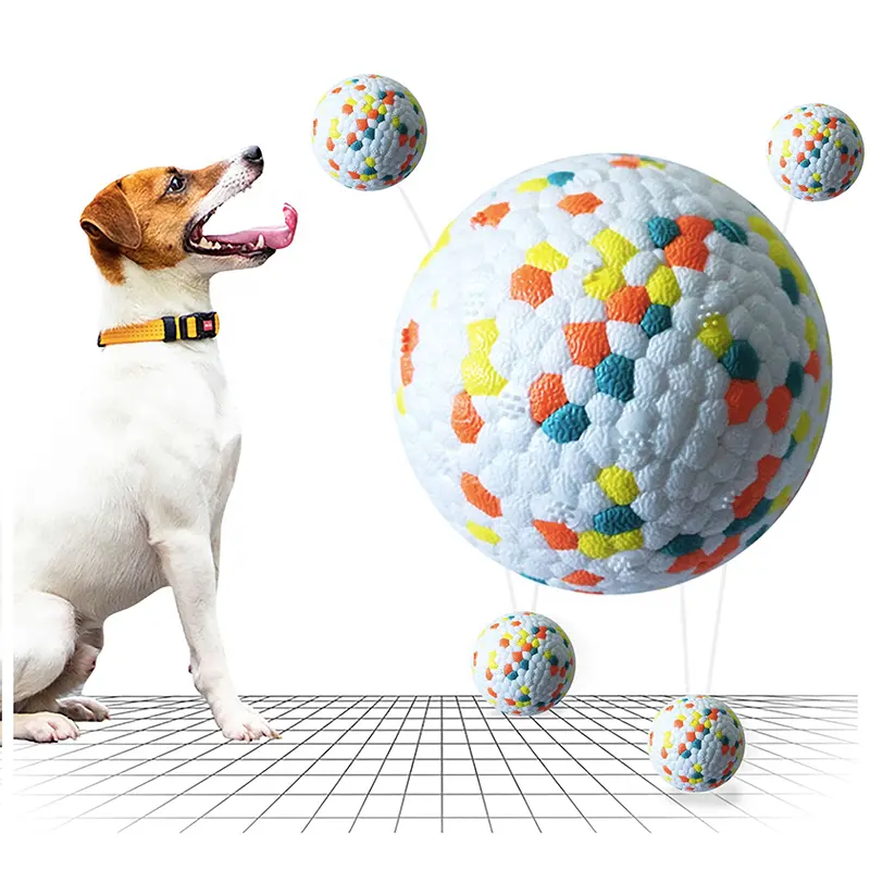 ETPU sólido peso leve durável Dog Pet Chew Toy Mordida Resistente Indestrutível Dog Toy Ball