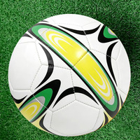 Vente directe du fabricant, ballon de football en PVC, norme n° 5, blanc, cousu à la machine, compétition, entraînement, imperméable, résistant à l'usure