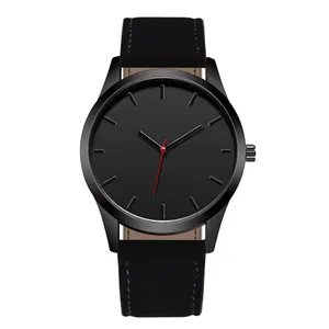 WJ-7126 orologi semplici per uomo cinturino in pelle Fashion Unique Factory Direct orologio da polso da uomo