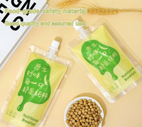 Pochette souple personnalisée avec bec verseur, résistante à la chaleur et au froid, pour boissons bouillables, emballage alimentaire liquide de qualité alimentaire