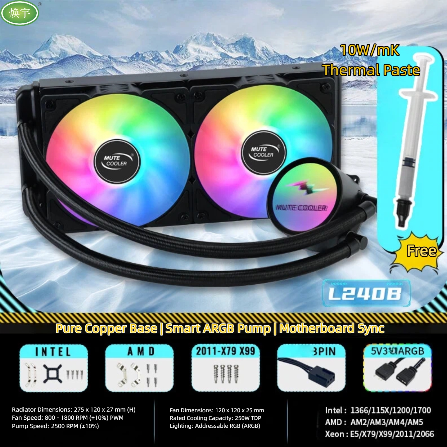 Cavaliere del Gelo 240 Nero