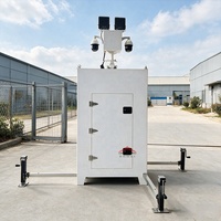 Torre de Seguridad Móvil Multifuncional con Logotipo Personalizado Disponible, con Orificios y Ganchos para Montacargas, Fácil Transporte y Carga