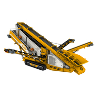 Crible vibrant linéaire mobile haute performance pour sable et minerai 300t/h avec moteur pour un tamisage de haute précision et un filtrage des granulats fins