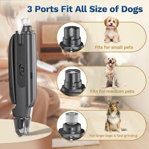 <span class=keywords><strong>Coupe</strong></span>-ongles pour animaux de compagnie 2 en 1, rechargeable par USB, lumière LED, faible bruit, sûr, facile à utiliser, écologique, en acier inoxydable, pour chats - Product Image 5