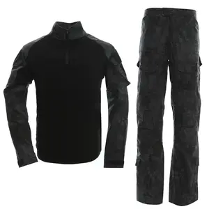 Pantalon de chasse costume uniforme tactique costume noir chemise de combat pantalon tactique