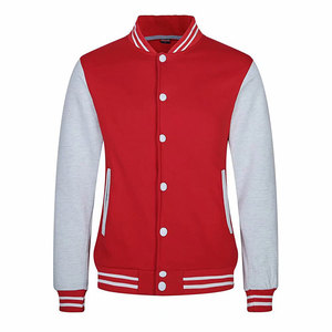 2021 vente en gros de haute qualité blanc coton mélange Polyester Style collège Baseball veste avec logo imprimé Baseball veste - Product Image 5