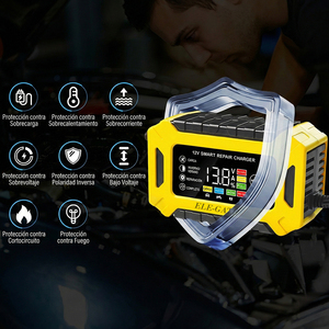 Cargador de Batería Inteligente ELE-GATE 12V 6A para Coche y Motocicleta con Pantalla Digital y Protección Múltiple - Product Image 1