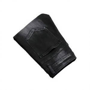 New Fashion Mens Denim Jeans Retro Style Wide <b>Leg</b> Washed Denim Pants Premium Quality Casual - Product Image 2