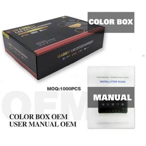 Écran tactile LCD IPS 10,1 pouces, Android Auto et CarPlay intégrés, stéréo sans fil, moniteur d'appui-tête de siège arrière de voiture - Product Image 3