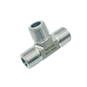 Тройник с наружной резьбой из нержавеющей стали SS316, 3/8 дюйма, прямой, для промышленных трубопроводных систем, прямые поставки с завода - Product Image 1