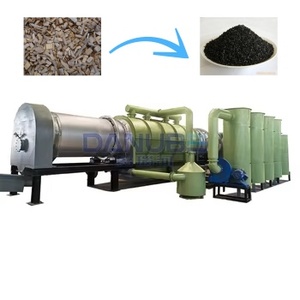 Four de carbonisation de coques de noix de coco, machine de production de charbon de bois, machine de pyrolyse - Product Image 1