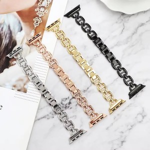 Bracelet en acier inoxydable avec boucle japonaise pour Apple Watch S9, compatible avec les modèles 38/40/41MM et 42/44/<span class=keywords><strong>45MM</strong></span> - Product Image 1