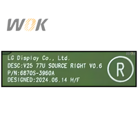 Écran de remplacement OLED 77 pouces LE770AQF-ATL1 3840*2160 120Hz 136 broches pour téléviseur LG 77 pouces