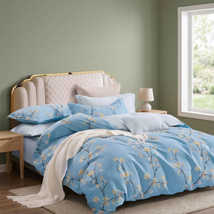 Cheap Soft Bedcover Sheet Polyester Microfiber Brushed <b>Bedsheet</b> Hotel Bedding Set - Product Image 3