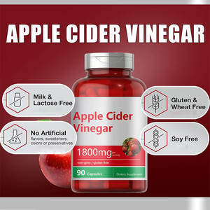 Cápsulas de Vinagre de Sidra de Manzana Veganas Puras para el Control de Peso Saludable, Marca Privada OEM/ODM, Suplemento de ACV - Product Image 4