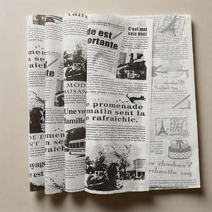 Papier d'emballage alimentaire résistant à la graisse, papier couché de qualité alimentaire, en feuilles, emballé en boîte, pour aliments, hamburgers, sandwichs, prix de gros - Product Image 2