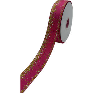 شريط grosgrain بختم ساخن ومسحوق بوصة 50 ياردة/لفة للأقواس أو الهدايا - Product Image 3