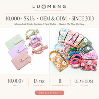 Tas Mini Wanita Motif Bunga Musim Semi Musim Panas Tempat Kartu Berpinggiran Lipat Motif Bunga Gantungan Kunci Wanita Tas Gantungan Kunci Kustom