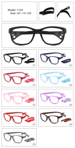 ソフト環境に優しい光学キッズスクエアメガネフレームシリコン子供用処方箋メガネ男の子フレーム女の子用アイウェアTPEE - Product Image 3